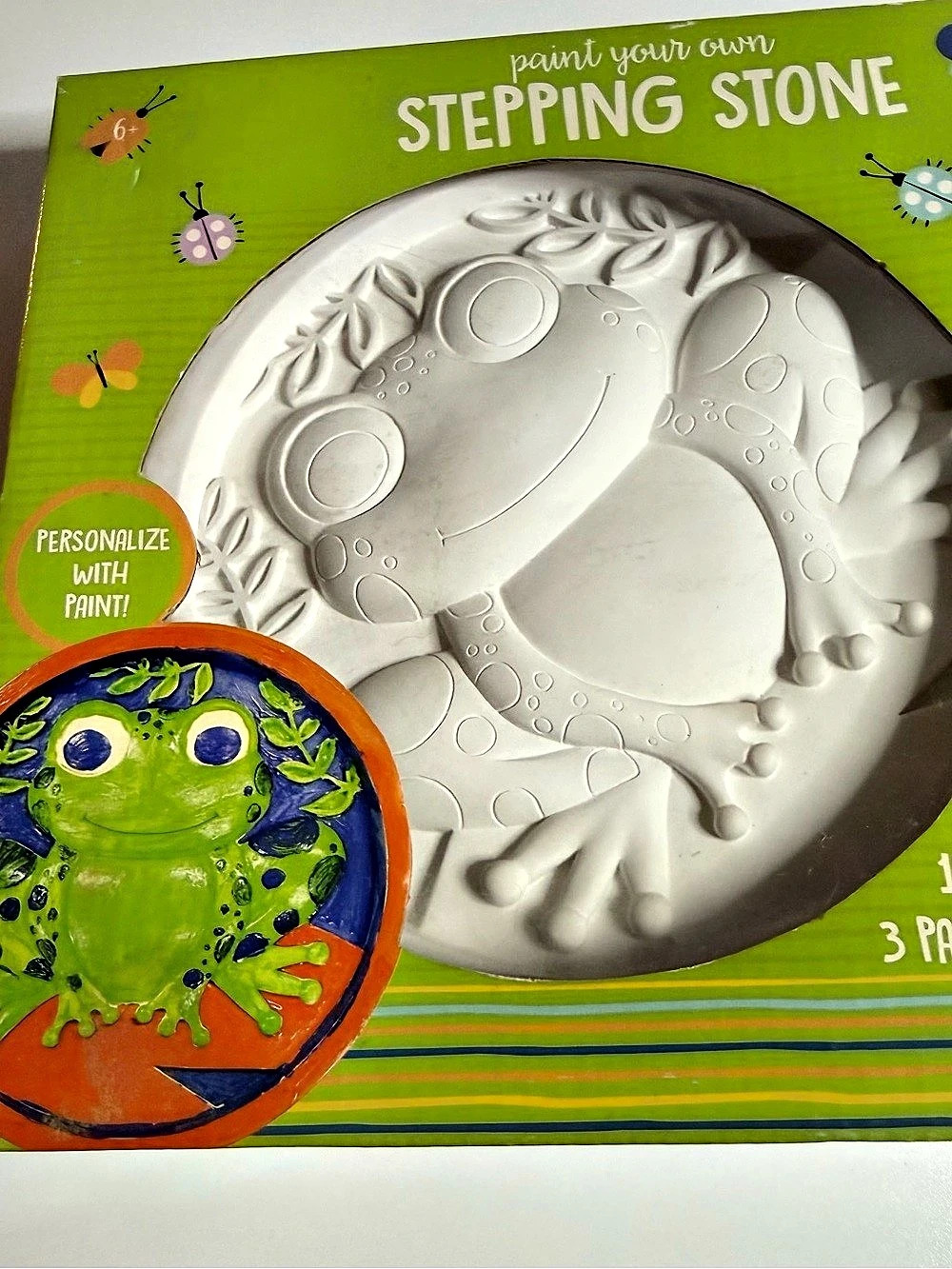 DYI Paint Your Own Stepping Stone Frog Paint Kit